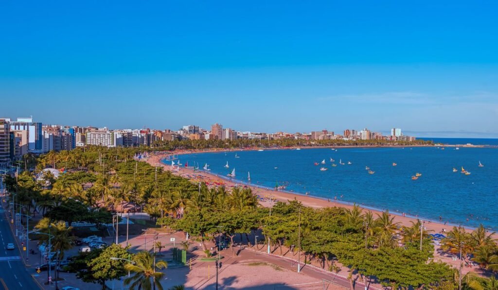 Praia de Jatiúca em Maceió