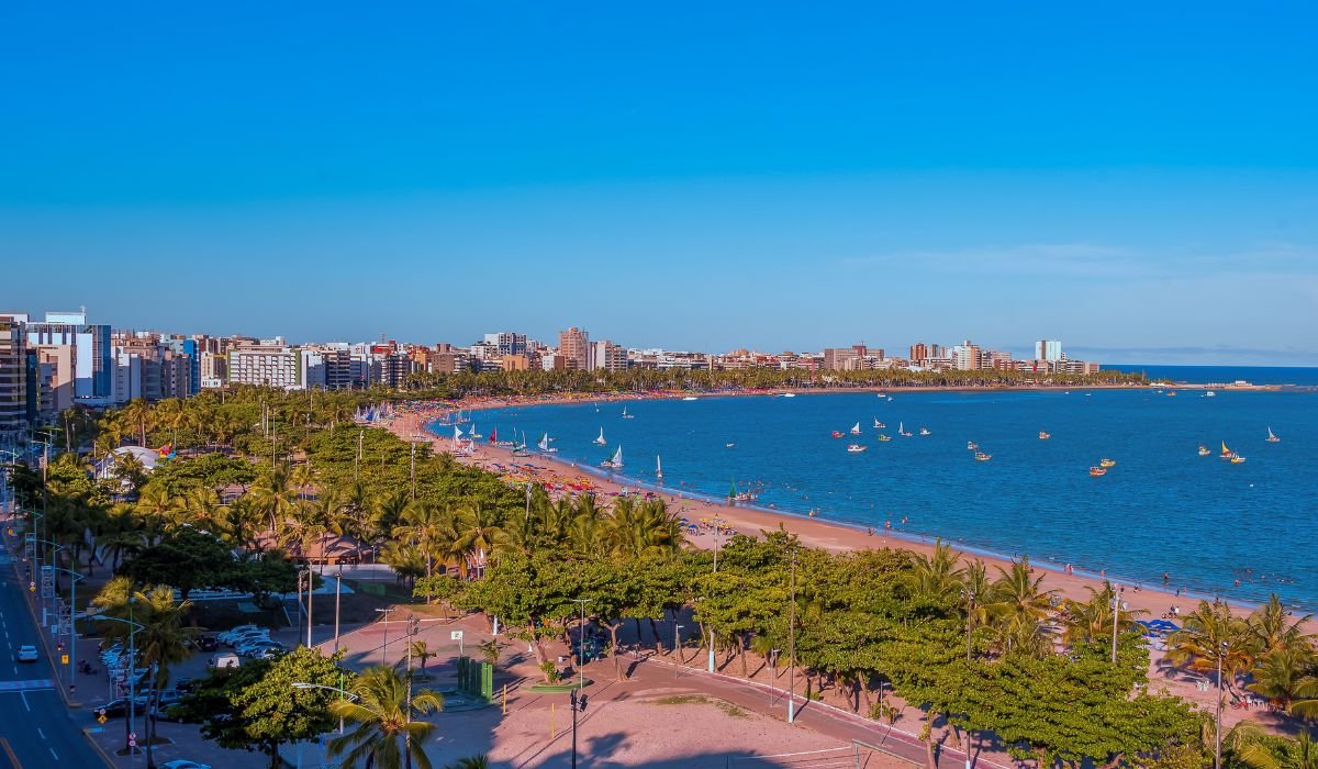Praia de Jatiúca em Maceió